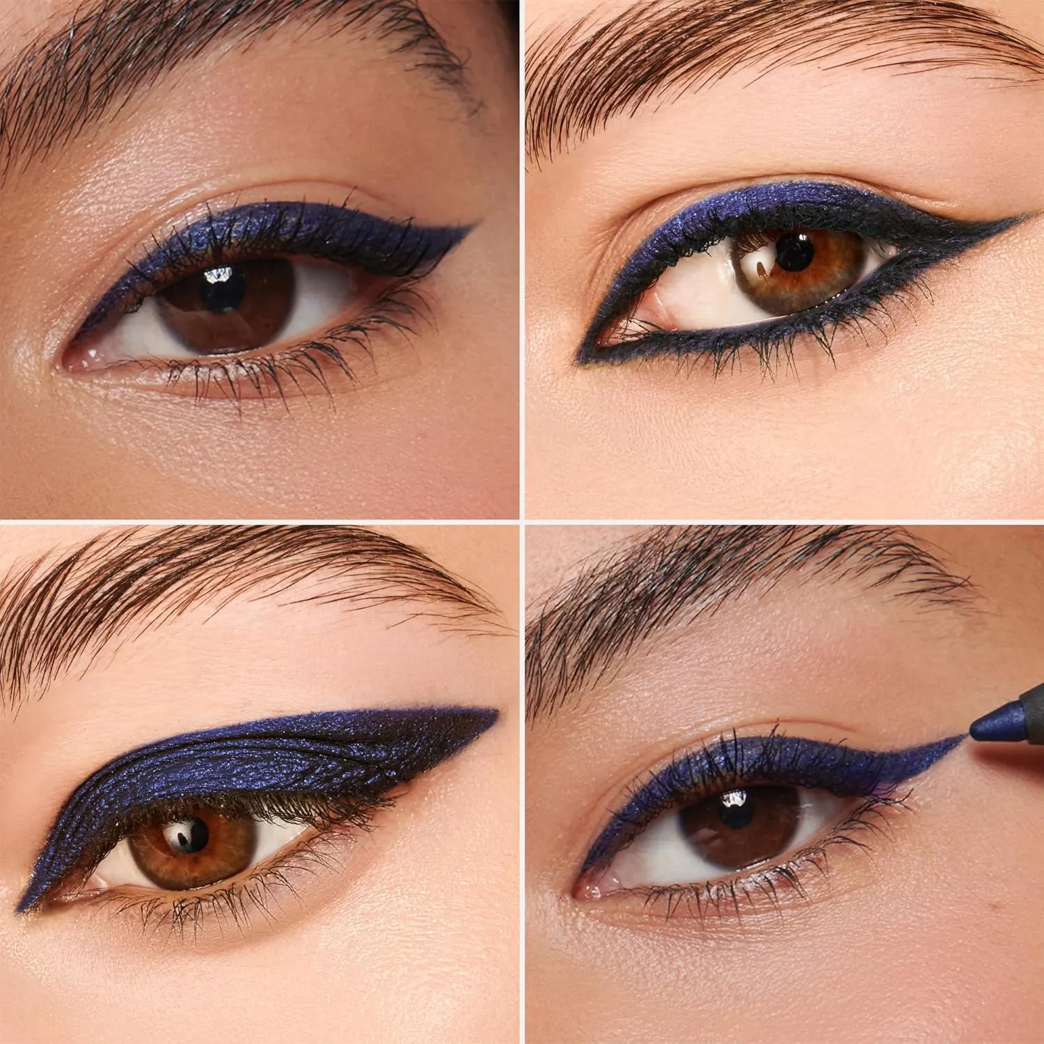 Wonderskin 1440 Longwear Purple Waterproof Eyeliner Pencil - Sharpenable Eyeliner Pencil and Smudge Proof Blue Purple Eye Liner Pencils (Blueberry)
