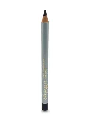 Wood Eyeliner Pencil Water Resistant and Long Lasting Professional Use Eye Makeup in 12 Shades Glides easy and hydrates with aloe enriched formula Made in Germany (Black)
