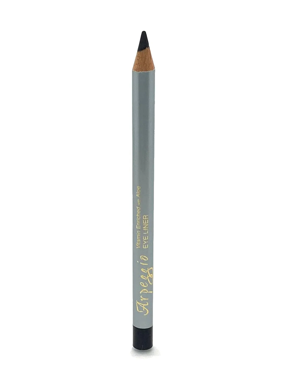 Wood Eyeliner Pencil Water Resistant and Long Lasting Professional Use Eye Makeup in 12 Shades Glides easy and hydrates with aloe enriched formula Made in Germany (Black)