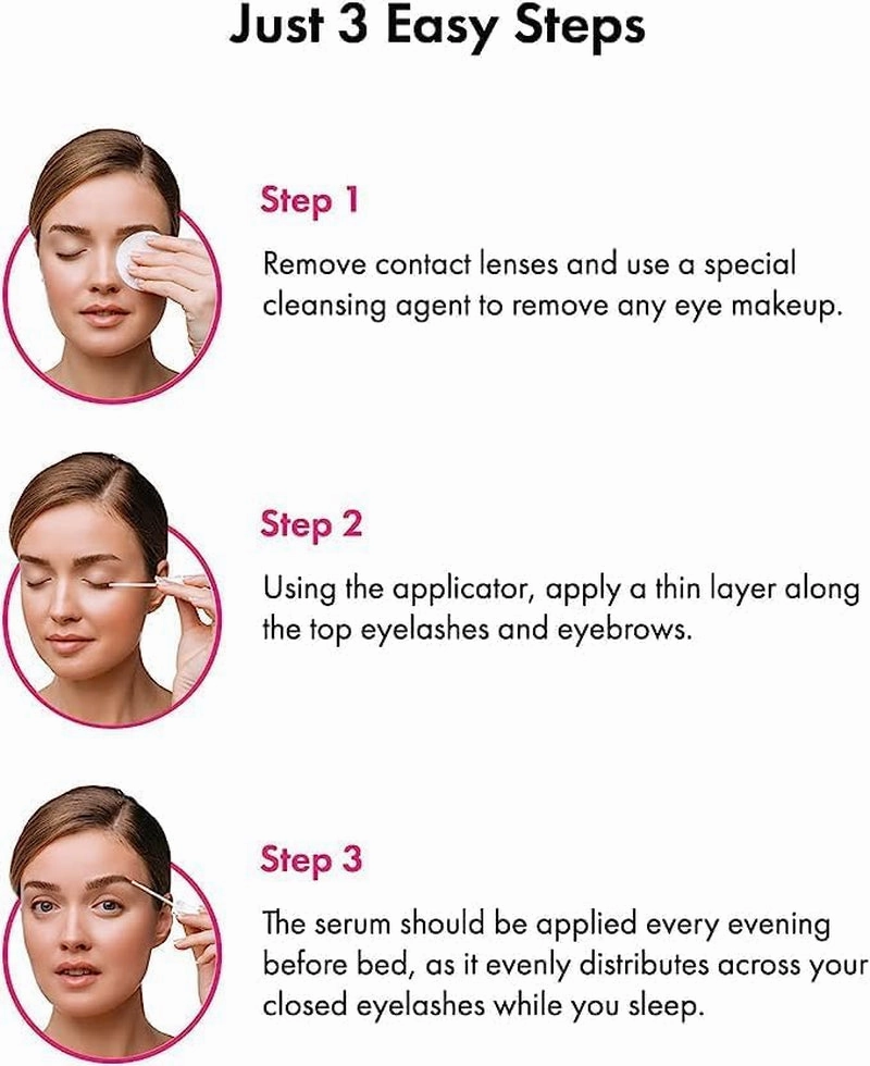 XL Lash and Brow Booster, Growth Serum with Eyelash and Eyebrow Enhancer, Promotes Stronger, Thicker, Healthier Lashes with Botanicals and Peptides