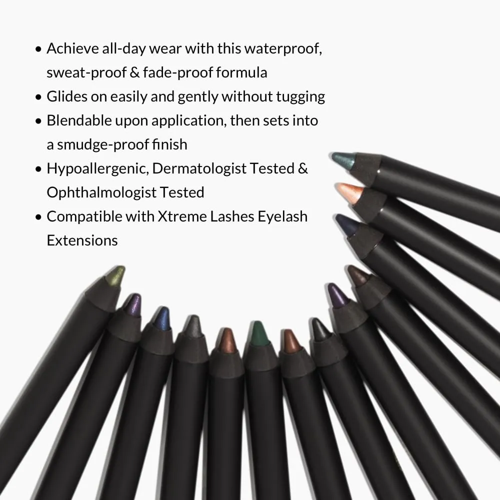 Xtreme Lashes GlideLiner Long Lasting Eye Pencil Black Cherry with Sharpener