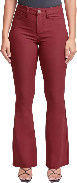 YMI Women's Hyperstretch Forever Color Flare Pants