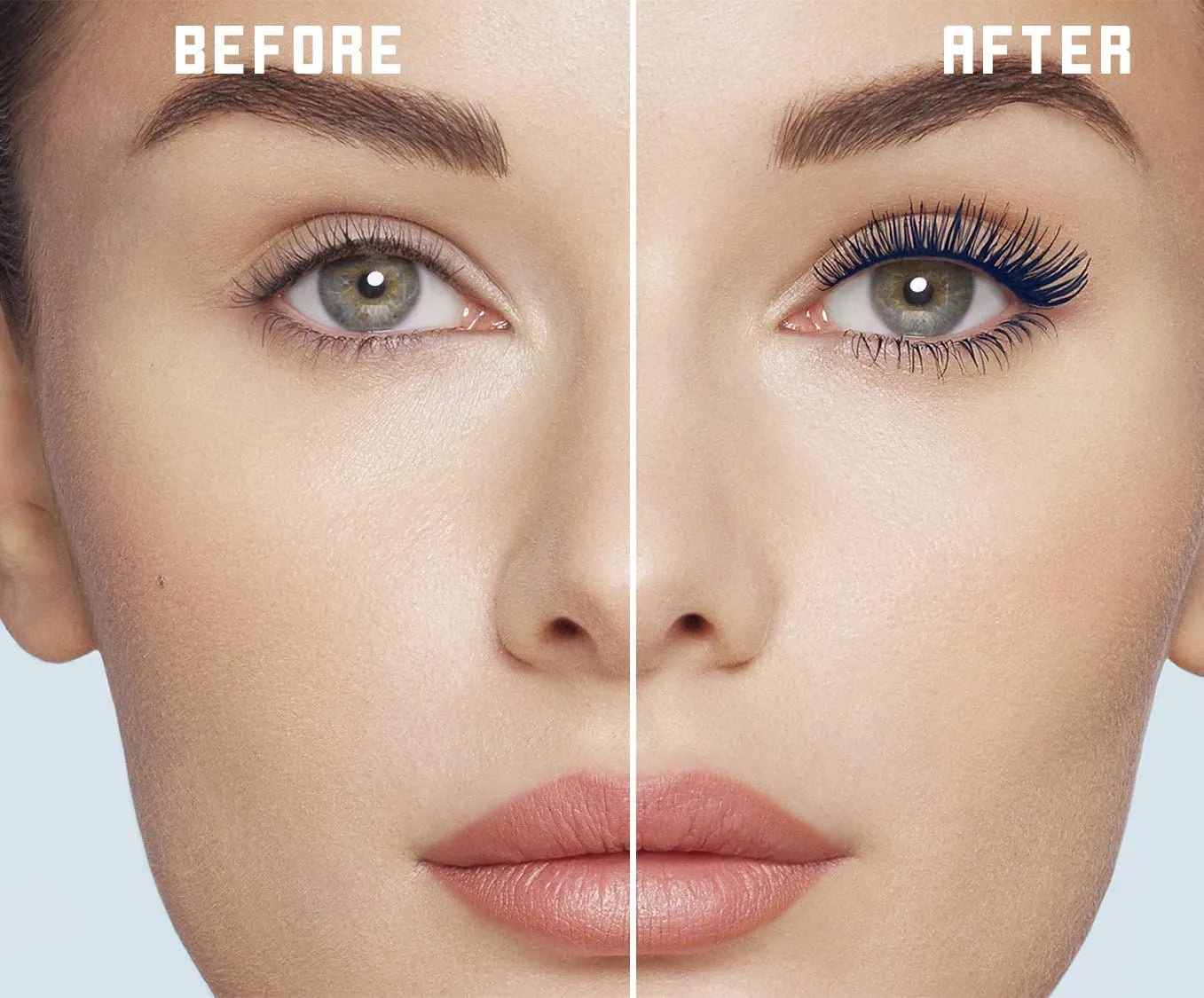 Your Way Mascara - Adjustable Wand, Lash-Conditioning Formula - Volumizing Lashes, Long-Lasting - Amino Acids, Argan Oil, Red Algae Extract - Vegan, Cruelty-Free, Clean - Blue Jeans - 8 ml