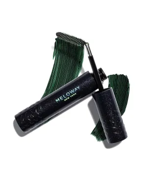 Your Way Mascara - Adjustable Wand, Lash-Conditioning Formula - Volumizing Lashes, Long-Lasting - Amino Acids, Argan Oil, Red Algae Extract - Vegan, Cruelty-Free, Clean - Emerald Envy - 8 ml