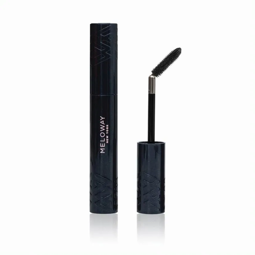 Your Way Mascara - Adjustable Wand, Lash-Conditioning Formula - Volumizing Lashes, Long-Lasting - Amino Acids, Argan Oil, Red Algae Extract - Vegan, Cruelty-Free, Clean - Super Black - 8 ml