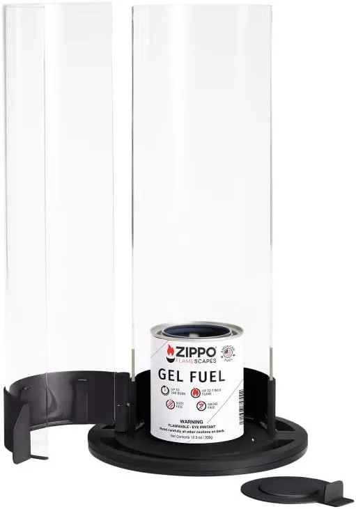 Zippo FlameScapes Spiral Fire Feature XL - Black