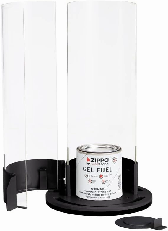 Zippo FlameScapes™ Spiral Fire Feature - Black (Empty)
