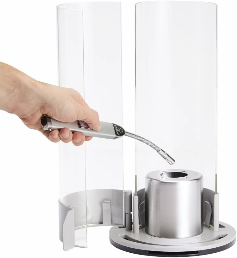 Zippo FlameScapes™ Spiral Fire Feature - Silver (Empty)