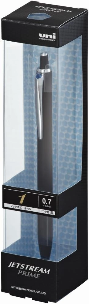 三菱鉛筆 Mitsubishi Pencil SXN220007.24 Jetstream Prime Oil-Based Ballpoint Pen, 0.7, Black